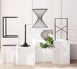 Zane Rectangular Metal Accent Table (14&quot;)