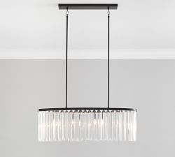 Cora Crystal Oval Chandelier (40&quot;)