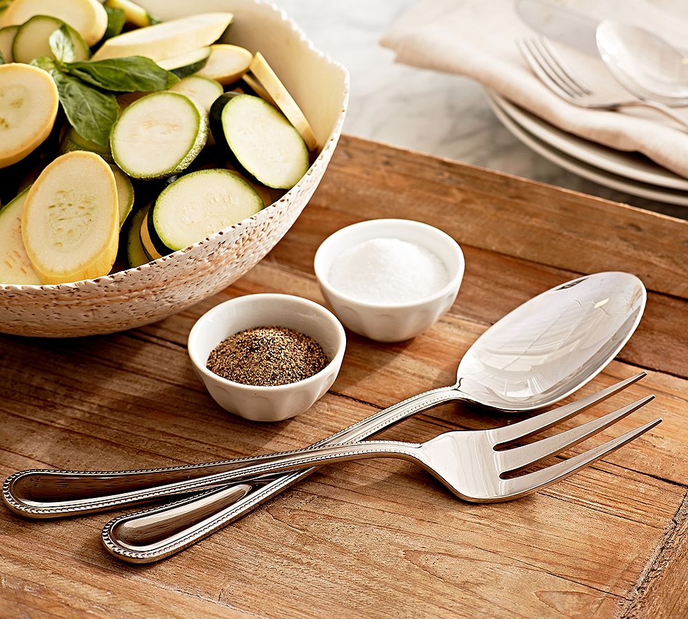 Adele Beaded Serving Utensils - Set of 2