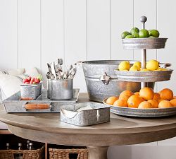 Galvanized Metal Party Bucket &amp; Stand