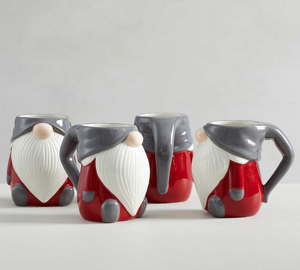 Gnome Shaped Ceramic Mugs