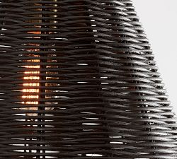 Marion Woven Pendant (17&quot;-26&quot;)