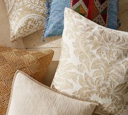 Francesca Hand Embroidered Pillow Cover