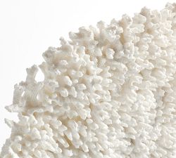 Faux White Standing Bush Coral