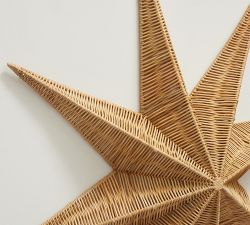 Woven Stars Wall Art - Set of 3