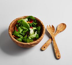 Olive Wood Salad Bowl