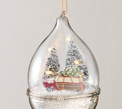 Lit Cloche Ornament