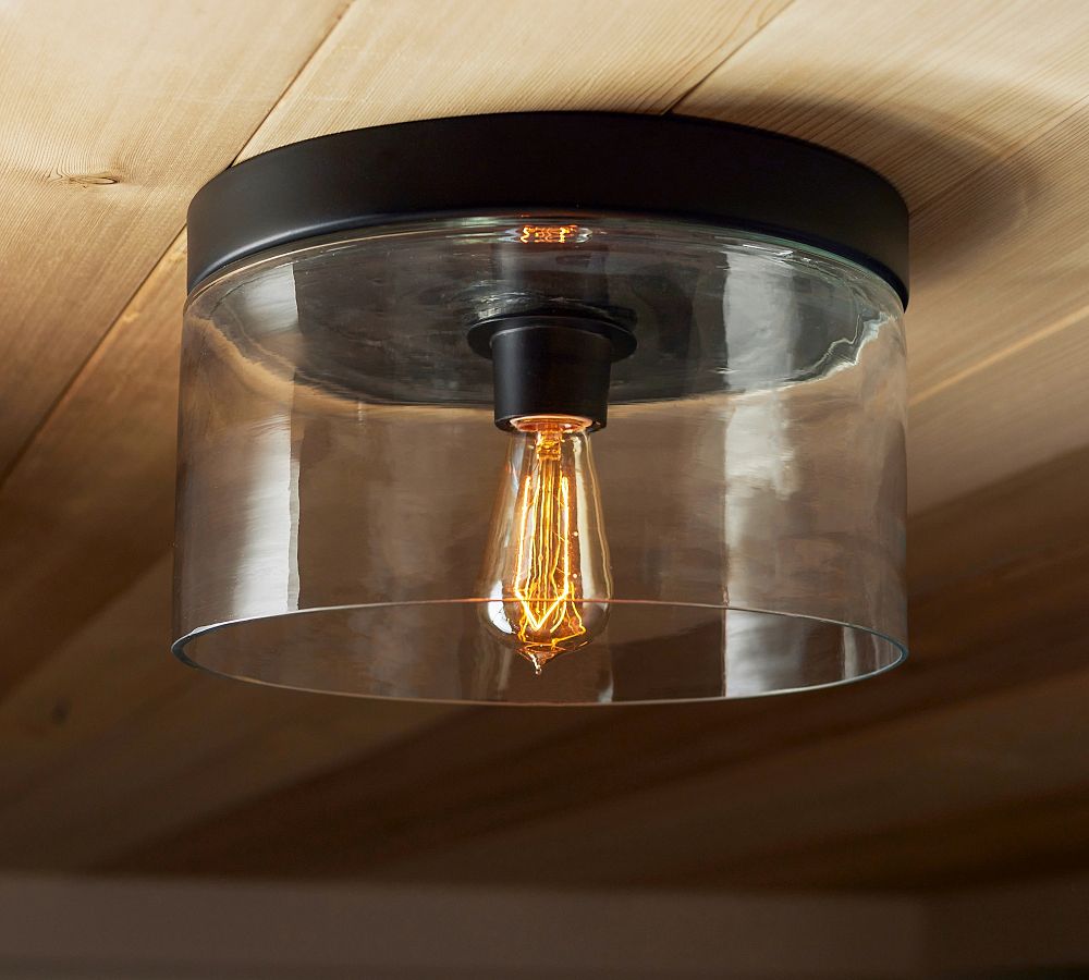 Frances Glass Flush Mount (12&quot;)