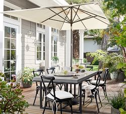 10' Rectangular Outdoor Patio Umbrella &ndash;&#160;Rustproof&#160;Aluminum Tilt Frame