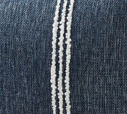 Sunbrella&#174; Recycled Candlewick Striped Outdoor Pillow