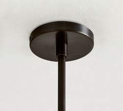 Carneros Outdoor Milk Glass Pendant (18&quot;)