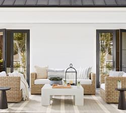 Danton Striped Performance Outdoor Rug