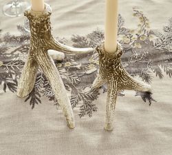 Antler Taper Candleholders - Set of 2