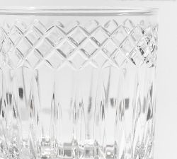 Cross Hatch Double Old Fashioned Glasses