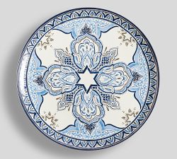 Hanukkah Medallion Stoneware Serving Platter