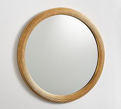 Antique Gold Round Mirror