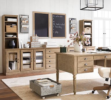 Pottery barn double desk discount
