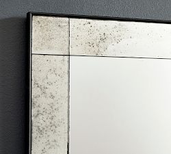 Tribeca Antiqued Glass Rectangular Mirror