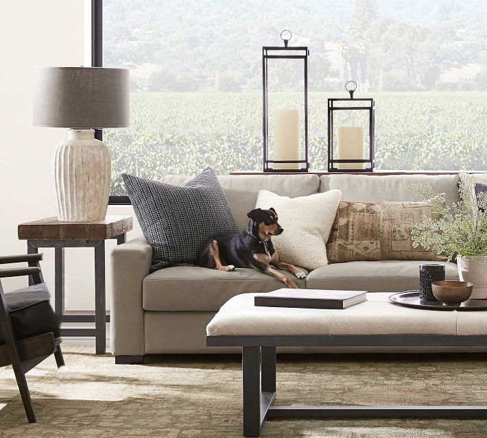 Pottery Barn【小サイズ53cm】Anders Terra Cottaテーブルランプ Anders Tall Terra Cotta Table Lamp (31