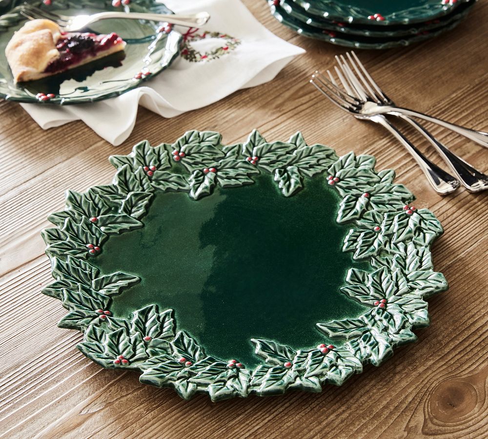 Holly Serving Platter