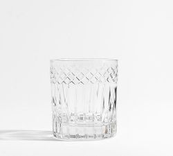Cross Hatch Double Old Fashioned Glasses