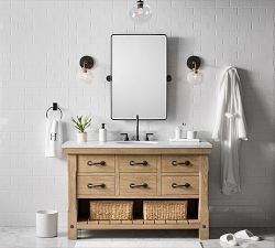 Vintage Rounded Rectangular Pivot Mirror