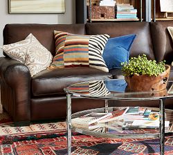 Carson Crewel Striped Pillow Cover