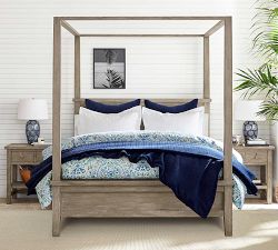 Naomi Paisley Cotton Linen Blend Duvet Cover &amp; Shams