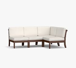 Chatham Mahogany 4-Piece Armless Sectional
