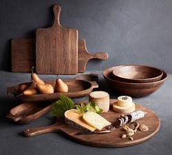 Chateau Handcrafted Acacia Wood Dough Bowl