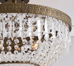 Scarlett Crystal Flush Mount (19&quot;)