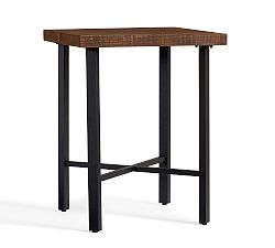 Griffin Square Reclaimed Wood Bar Height Table, Reclaimed Pine, 32" L x 32"W