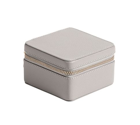 Quinn Leather Travel Case - Petite - 4"W x 2.5"H