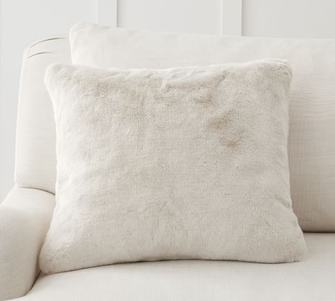 Faux Fur Alpaca Pillow Cover