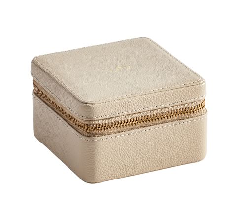Quinn Leather Travel Case - Petite - 4"W x 2.5"H