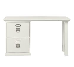 Small desk with filing cabinet discount