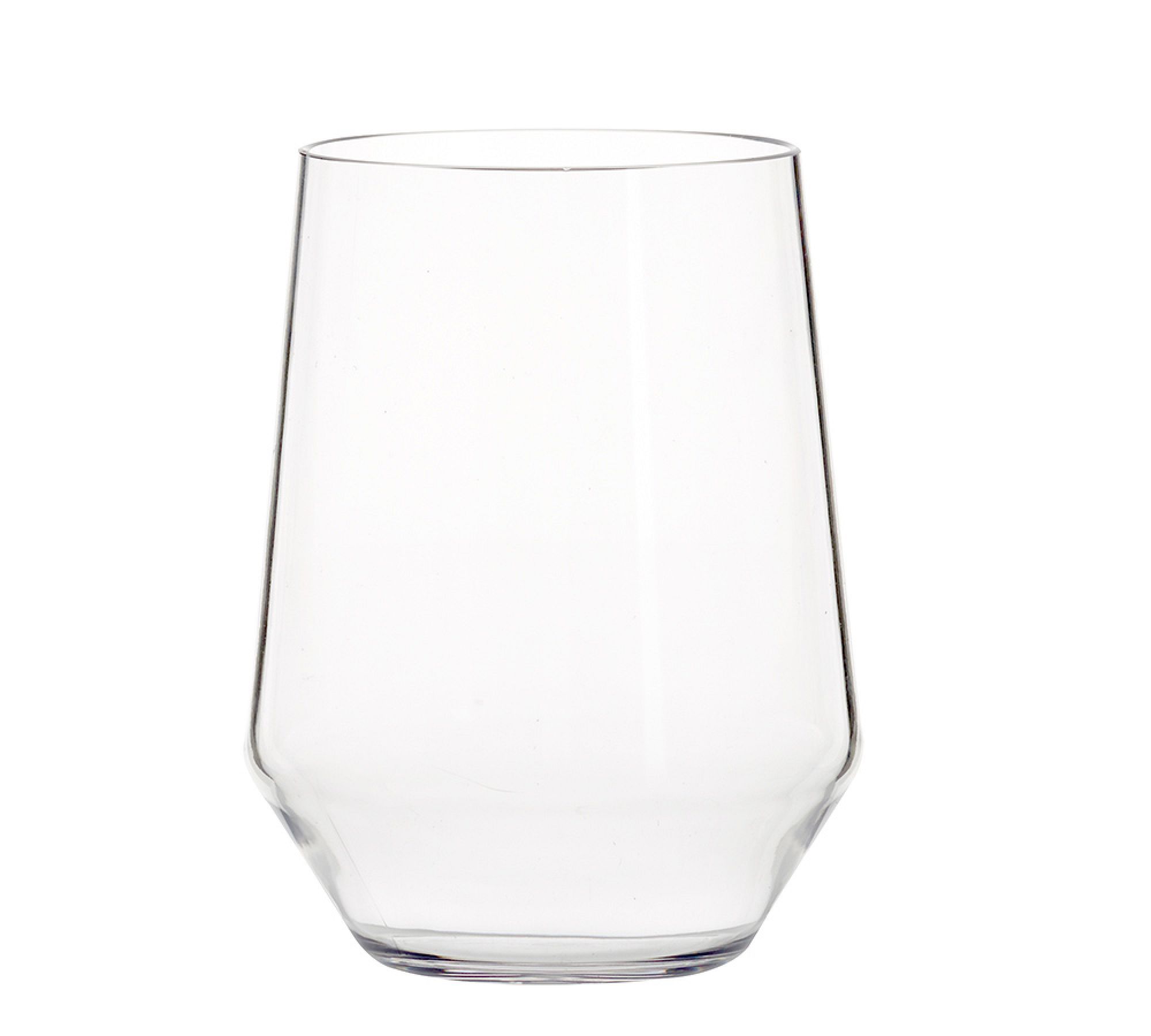Happy Hour Outdoor Stemless Wine Glass, Single - Clear