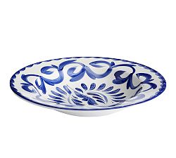 Puebla Porcelain Serving Bowl, Large - Blue