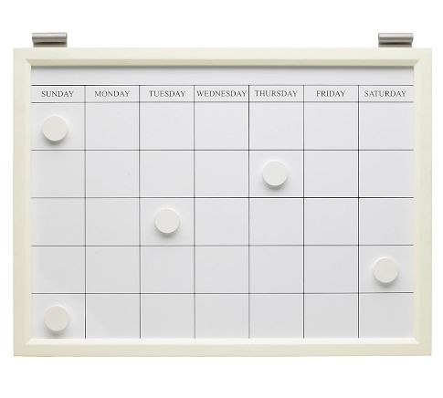 Magnetic Whiteboard Calendar