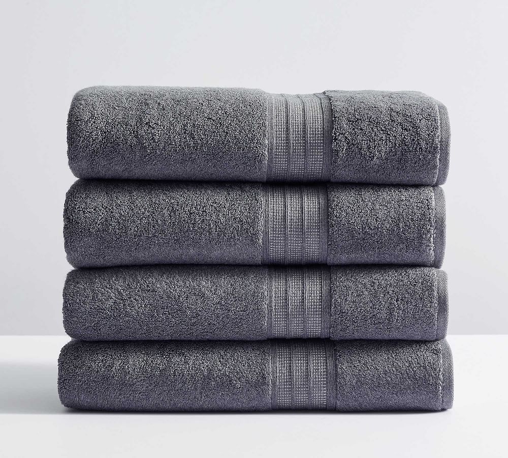 Hydrocotton Towel Bundle - Set of 4 - Heathered Charcoal