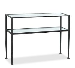 Tanner 42" Console Table, Blackened Bronze