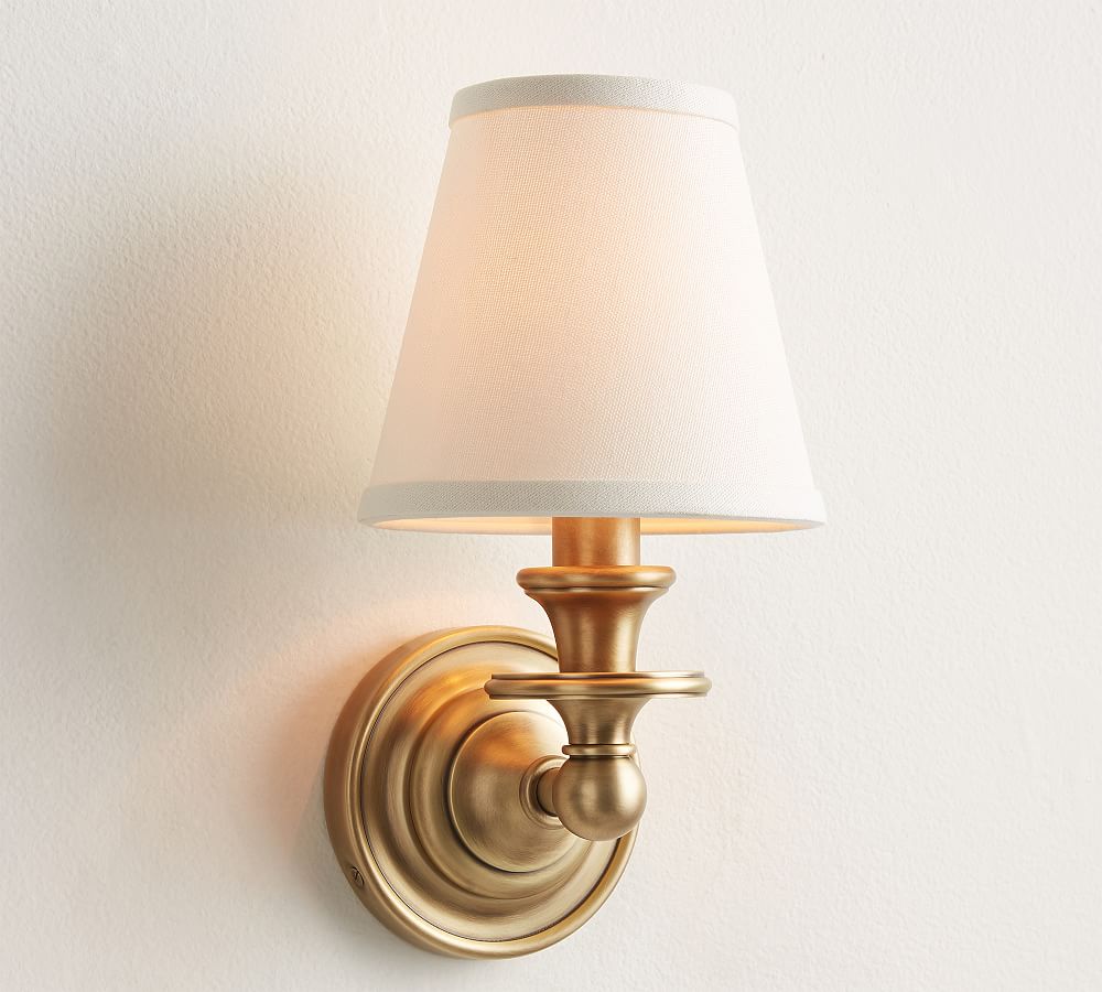 Sussex Shade Sconce 12" - Elegant Wall Lighting