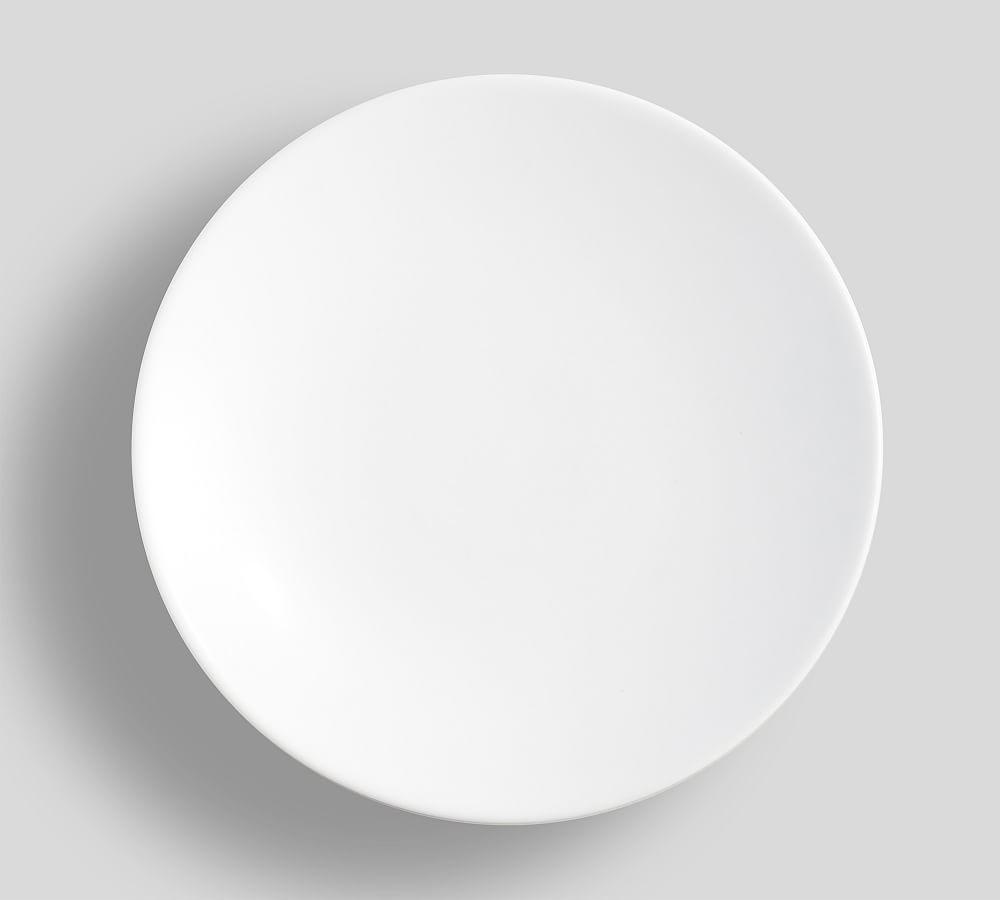 Mason Stoneware Salad Plates - Set of 4 - Matte True White