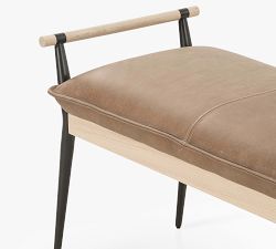 Nico Leather Bench