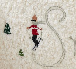 Let It Snow Cozy Teddy Lumbar Pillow Cover