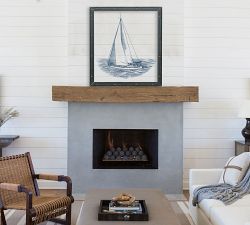 Sailing Sloop Framed Acrylic Print