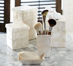 Capiz Bath Accessories