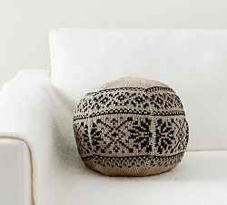 Fair Isle Sweater Sphere Pillow