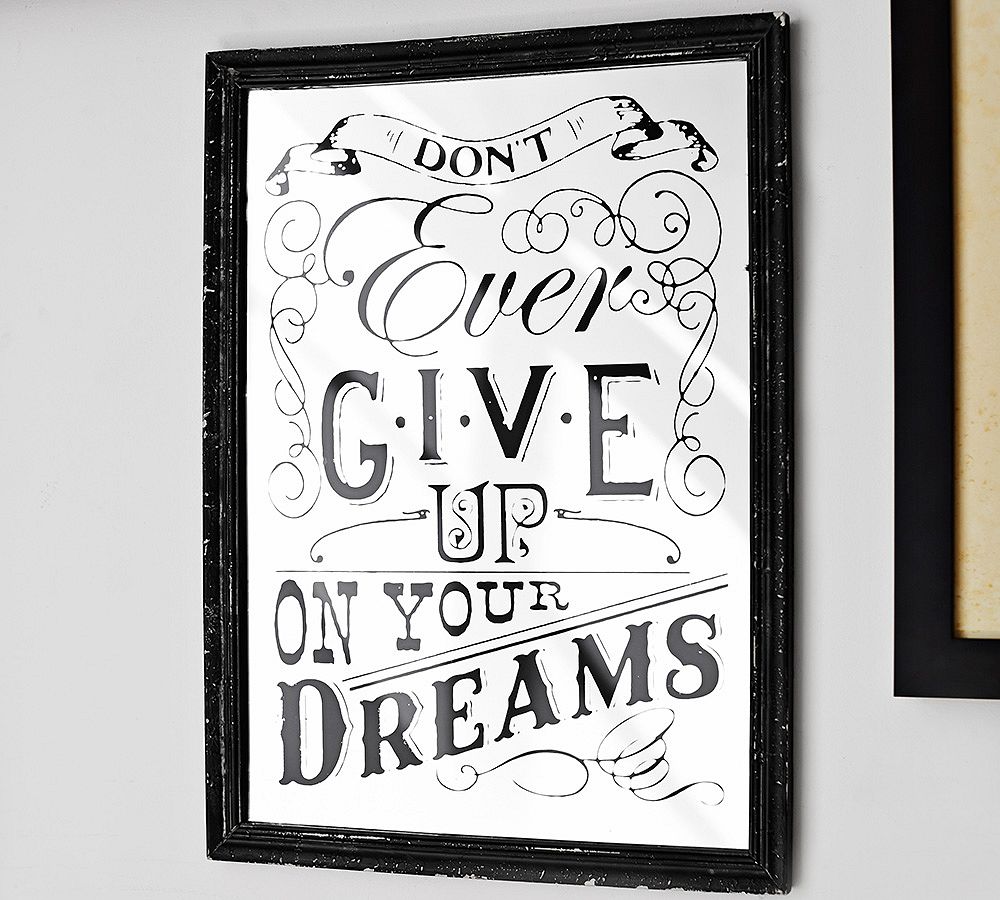Dream Mirrored Wall Art