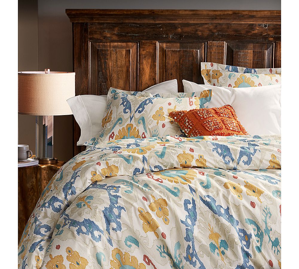 Sarina Ikat Organic Duvet Cover &amp; Shams
